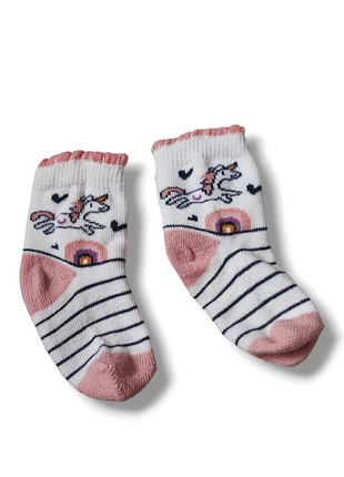 Ш-229 шкарпетки у смужку дитячі шкарпетки для новонароджених