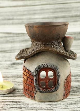 Домик аромалампа керамика house aroma lamp ceramics для эфирны...