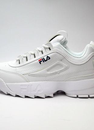 Жіночі кросівки Fila Disruptor 2 White / Натуральна шкіра 37 (...