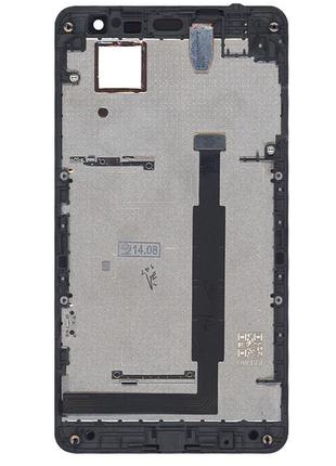 Матрица с тачскрином (модуль) для Nokia Lumia 625 с рамкой черный