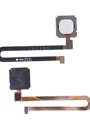 Шлейф со сканером отпечатка пальца для Xiaomi Mi 5S Plus белый