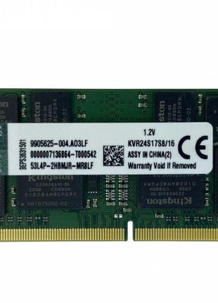 Модуль памяти Kingston SODIMM DDR4 16GB 2400 1.2V 260PIN KVR24...