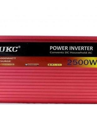 Инвертор преобразователь тока RD 2500W преобразовывает электри...