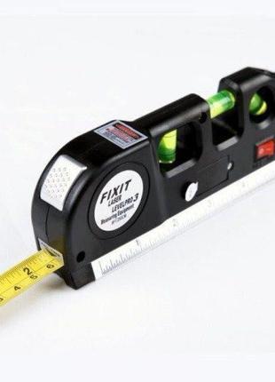 Лазерный уровень нивелир с рулеткой Fixit Laser Level Pro 3, G...