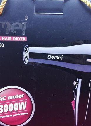 Фен для волос Gemei gm-1780, Gp2, Хорошего качества, фен для в...