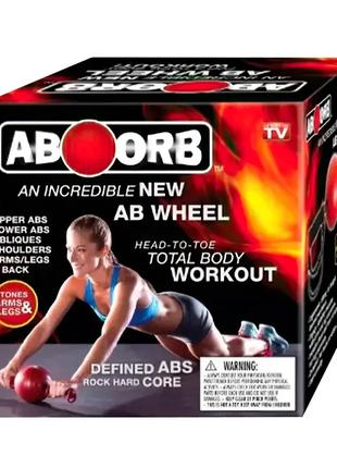 Гимнастическое колесо-шар для занятий спортом New AB Wheel ABO...