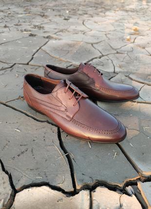 Турецкие коричневые туфли 40 – 44 размер
