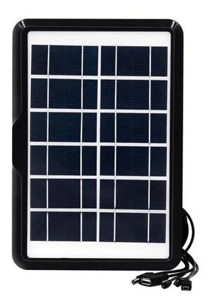 Зарядное устройство EP-0606A с солнечной панелью 5в1 6V 6W, Gp...