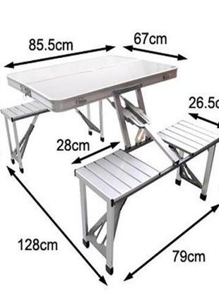 Стол для пикника раскладной Alumum Picnic Table, Gp2, Хорошего...