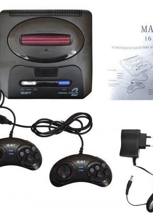 Игровая приставка Sega Mega Drive 2 16 бит поддерживает 368 ва...