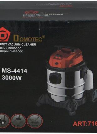 Промышленный моющий пылесос Domotec MS-4414, Gp2, Хорошего кач...