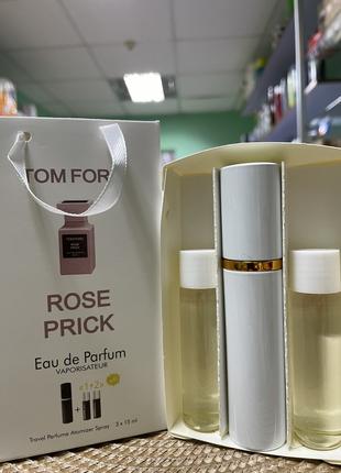 Жіночі міні парфуми Tom Ford Rose Prick , набір 3х15 мл