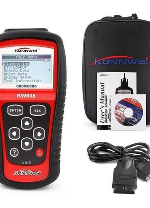 Автомобільний діагностичний сканер Konnwei KW808 OBD II/EOBD