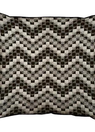 Подушка с мешковины зигзаговский орнамент навахо 45x45 см (45p...