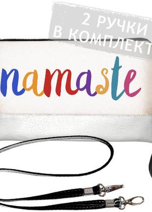 Клатч через плечо namaste 25x15 см (kl_21m008_wh)