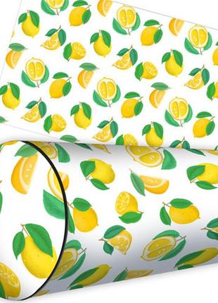 Подушка валик лимоны 42x18 см (pv_flora005)