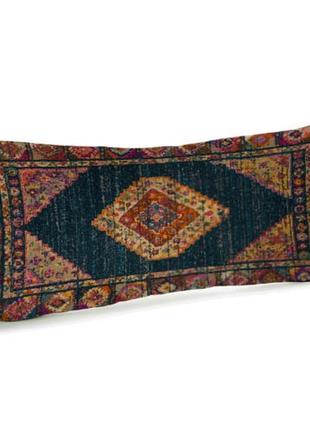 Подушка для дивана бархатная персидский узор 50x24 см (52bp_er...