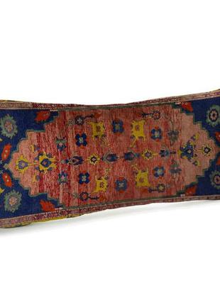 Подушка для дивана бархатная персидский орнамент 50x24 см (52b...