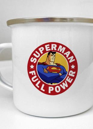 Кружка металлическая camper superman full power 250 мл (krm_23...