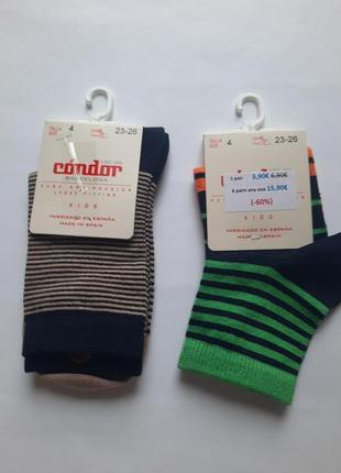 Носки шкарпетки 2 пари condor 2-3 р. eur 23-26