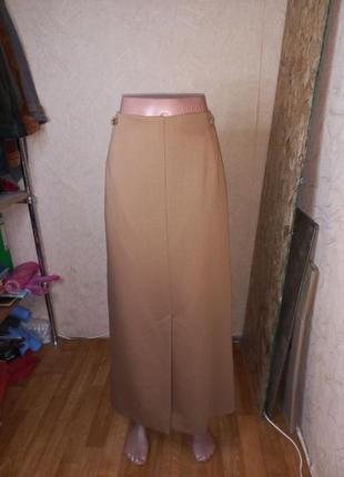 Винтажная шерстяная юбка макси 50-52 размер saccardi
