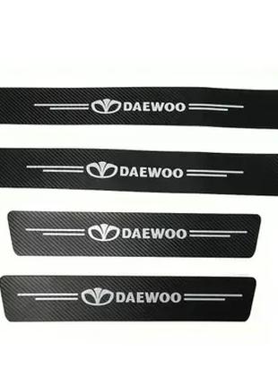 Защитная пленка накладка на пороги для Daewoo Дэу