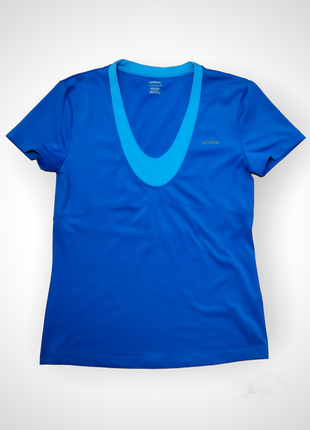 Reebok синяя спортивная футболка