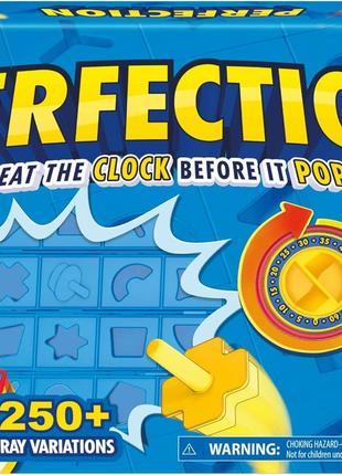 Оновлена настільна гра «Perfection» Hasbro (24 елементи) з біл...