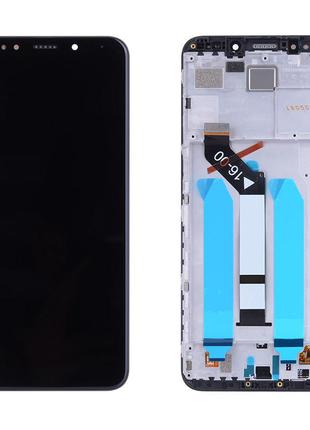 Дисплей Xiaomi Redmi 5 Plus с тачскрином и рамкой, черный