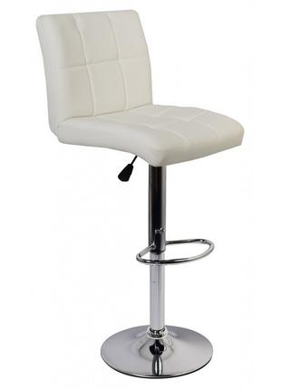Барний стілець зі спинкою Bonro BC-0106 білий