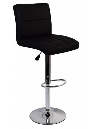 Барний стілець зі спинкою Bonro BN-0106 чорний