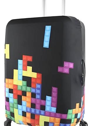 Чехол для чемодана snowball 33030/tetris большой l разноцветный