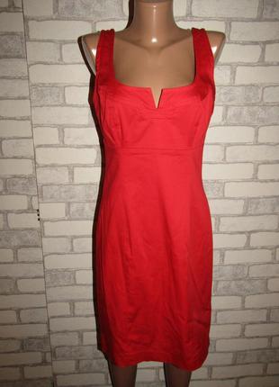 Красивое красное платье сарафан м-38-12 apart