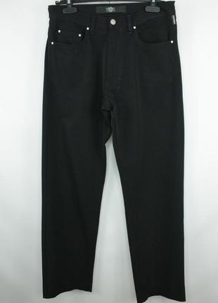 Винтажные брюки versace jeans couture black stretch nylon trou...