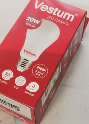 Світлодіодна лампа Vestum 20W 4100K E27