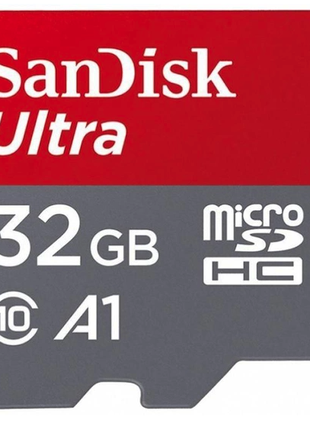 Карта пам'яті SanDisk 32GB Ultra MicroSDHC UHS-I Card A1 Class 10