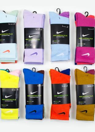Nike Everyday Plus 3 шт! | шкарпетки найк | високі носки найк