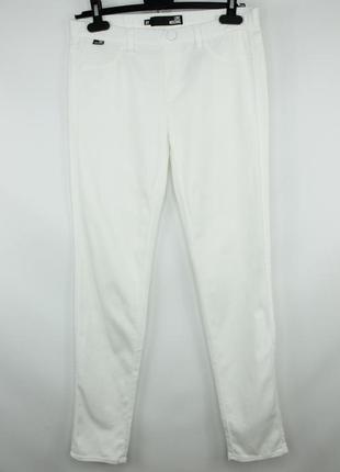 Білосніжні джинси джегінси love moschino white skinny jeans / ...