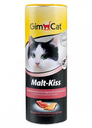 Вітамінізовані ласощі для котів GimCat Malt-Kiss для виведення...