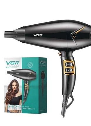 Профессиональный фен для сушки и укладки волос 2200 Вт VGR V-4...