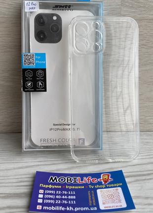Чехол прозрачный SMTT iPhone 12 Pro Max ( Силиконовый чехол iP...