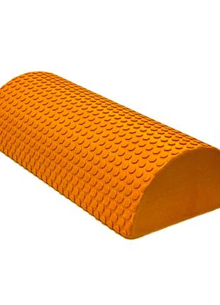 Напіввалик для фітнесу масажний SNS 30 см помаранчевий D-ОРН