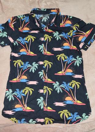 Гавайская рубашка на 11-12 лет