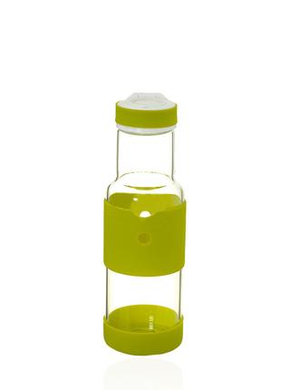 Бутылочка с крючком стеклянная зеленого цвета Код/Артикул 84 A...