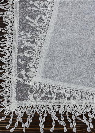 Венчальный платок бежевый 80х80 см (арт. PV-1013) Код/Артикул ...