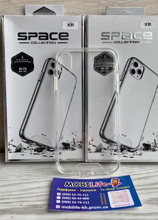 Чехол прозрачный противоударный Space iPhone XR ( Силиконовый ...