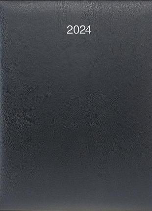 Щотижневик датований 2024 рік, А4 формату, чорний, 152 аркуши ...