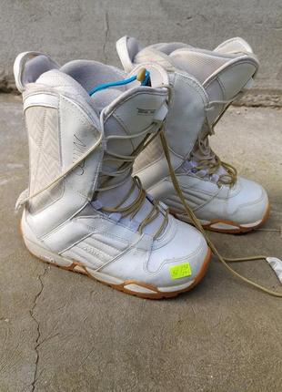 37-38р (24.5см) сноубордичні ботінки , черевики жіночі б/у nitro