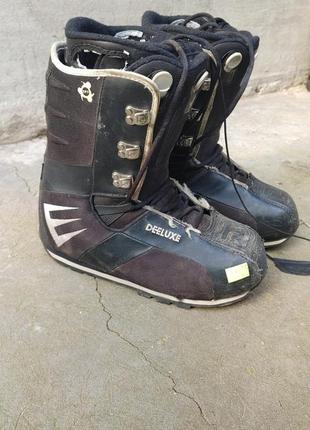 42р (27см) сноубордичні черевики, ботінки чоловічі б/у deeluxe