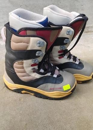 40-41р (26.5см) сноубордичні черевики, ботінки б/у deeluxe